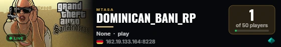 DOMINICAN_BANI_RP live status badge