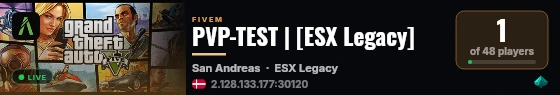 PVP-TEST | [ESX Legacy] live status badge