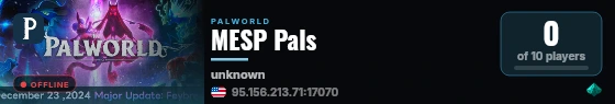 MESP Pals live status badge