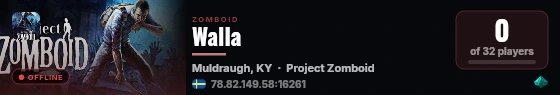 Walla live status badge