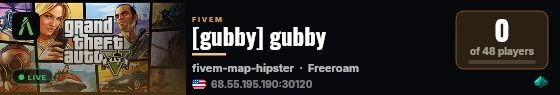[gubby] gubby live status badge