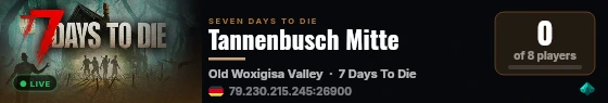 Tannenbusch Mitte live status badge