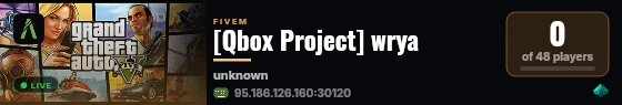 [Qbox Project] wrya live status badge