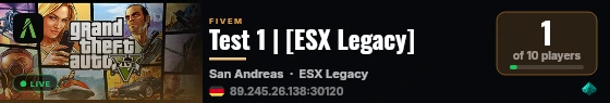 Test 1 | [ESX Legacy] live status badge