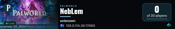 NebLem live status badge