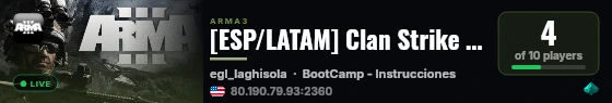 [ESP/LATAM] Clan Strike Force | Instrucciones Oficiales live status badge
