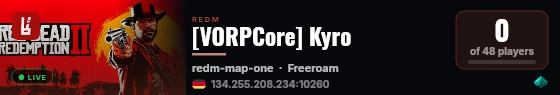 [VORPCore] Kyro live status badge