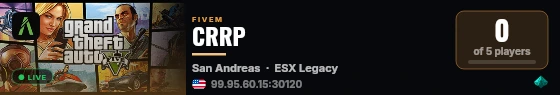 zLegacy V2 live status badge