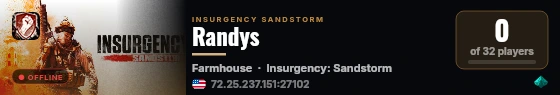 Randys live status badge
