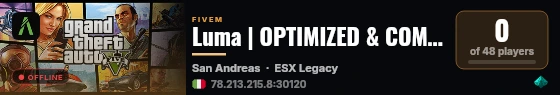Luma | OPTIMIZED & COMPLETE | PVP/ACADEMY | FT Mapping live status badge