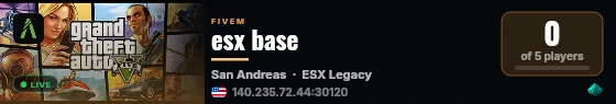 esx base live status badge
