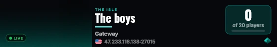 The boys live status badge