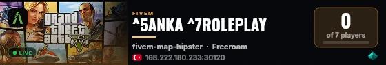 ^5ANKA ^7ROLEPLAY live status badge