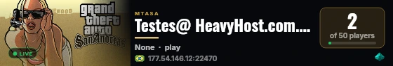 Testes@ HeavyHost.com.br live status badge