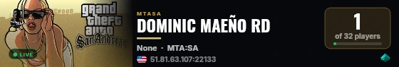 DOMINIC MAEÑO RD live status badge