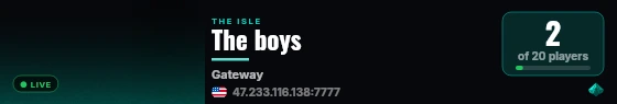 The boys live status badge
