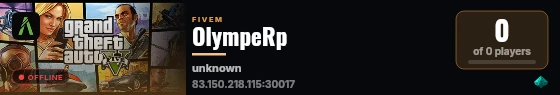 OlympeRp live status badge