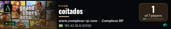 coitados live status badge