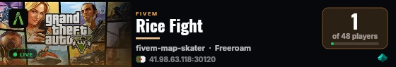 Rice Fight live status badge