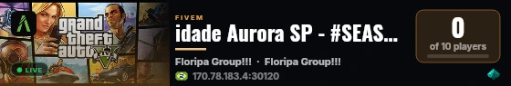idade Aurora SP - #SEASON1 live status badge