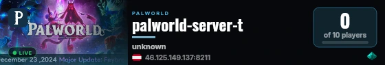 palworld-server-t live status badge