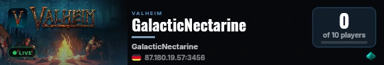 GalacticNectarine live status badge
