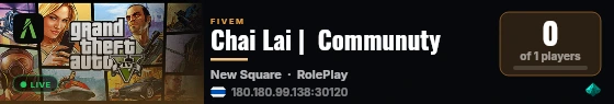 Chai Lai |  Communuty live status badge
