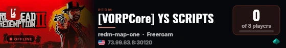 [VORPCore] YS SCRIPTS live status badge