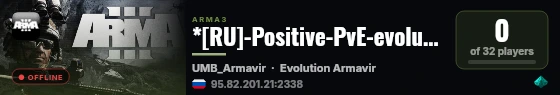 *[RU]-Positive-PvE-evolution CUP&RHS backup server live status badge