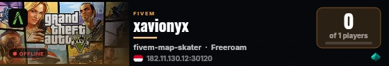 xavionyx live status badge