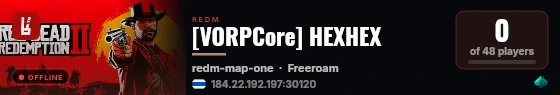 [VORPCore] HEXHEX live status badge