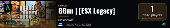 GGun | [ESX Legacy] live status badge