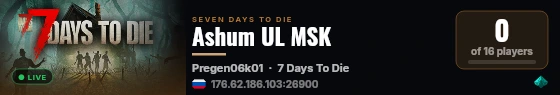 Ashum UL MSK live status badge