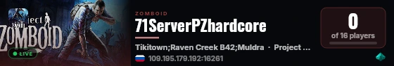 71ServerPZhardcore live status badge