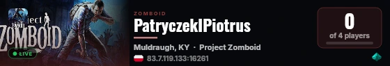 PatryczekIPiotrus live status badge