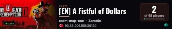 [EN] A Fistful of Dollars live status badge
