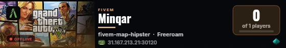 Minqar live status badge