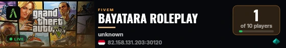 BAYATARA ROLEPLAY live status badge