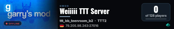 Weiiiii TTT Server live status badge