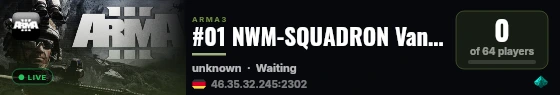 #01 NWM-SQUADRON Vanilla | Public live status badge