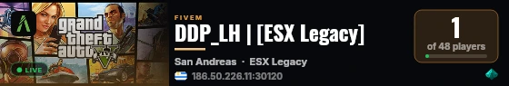 DDP_LH | [ESX Legacy] live status badge