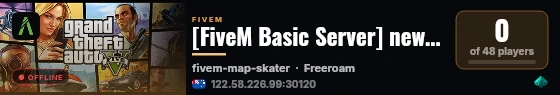 [FiveM Basic Server] new zealand live status badge