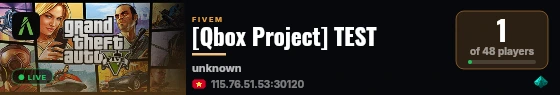 [Qbox Project] TEST live status badge