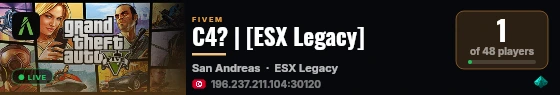 C4? | [ESX Legacy] live status badge