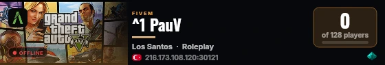 ^1 PauV  live status badge