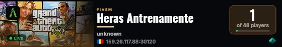 Heras Antrenamente live status badge