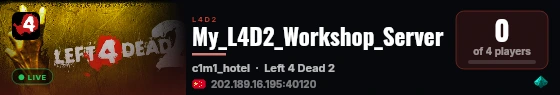 My_L4D2_Workshop_Server live status badge