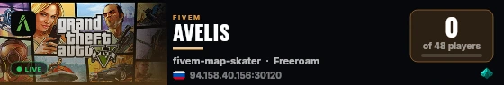 AVELIS live status badge