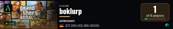 boklurp live status badge
