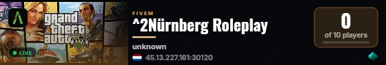 ^2Nürnberg Roleplay live status badge